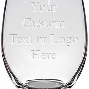 Etch a Wine Glass with your customized design!